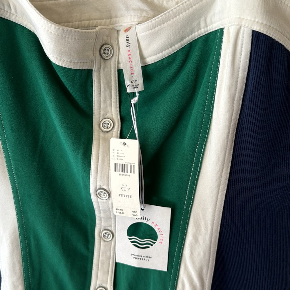 Anthropologie Daliy Practice sleeveless pleated mini tennis pickleballvdress - Picture 6 of 6
